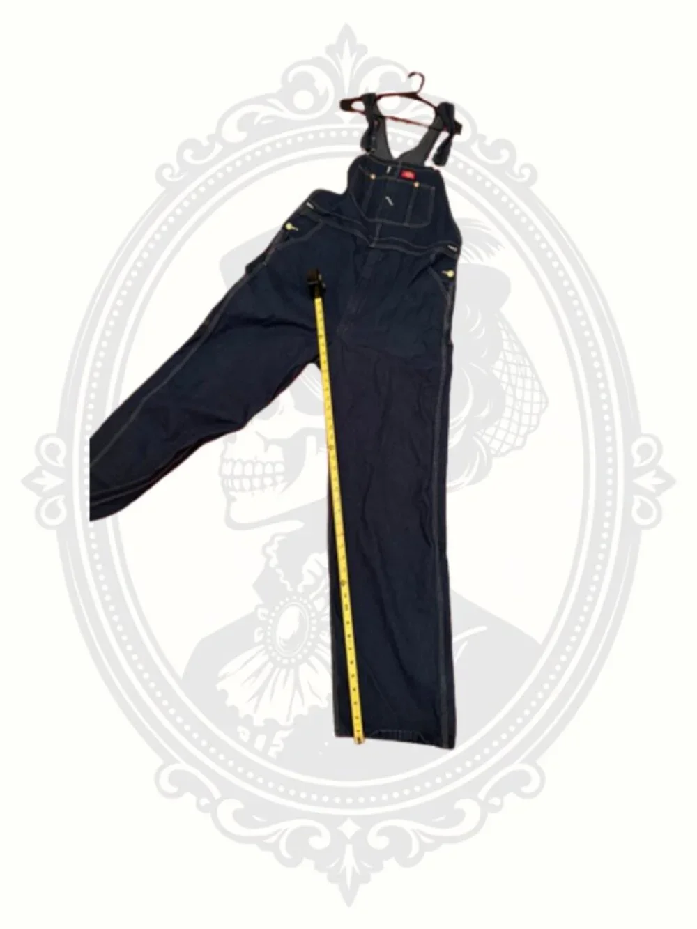 Dickies Stonewashed Indigo Denim Bib Overalls – Like New – Size 38x34 Workwear